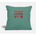 Im With Cupid Cypress Green Pillow